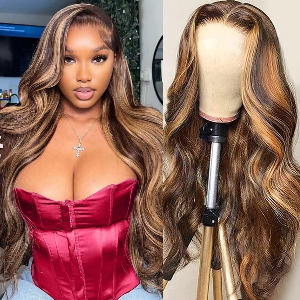 28 Inch Body Wave Lace Front Wigs Human Hair Review