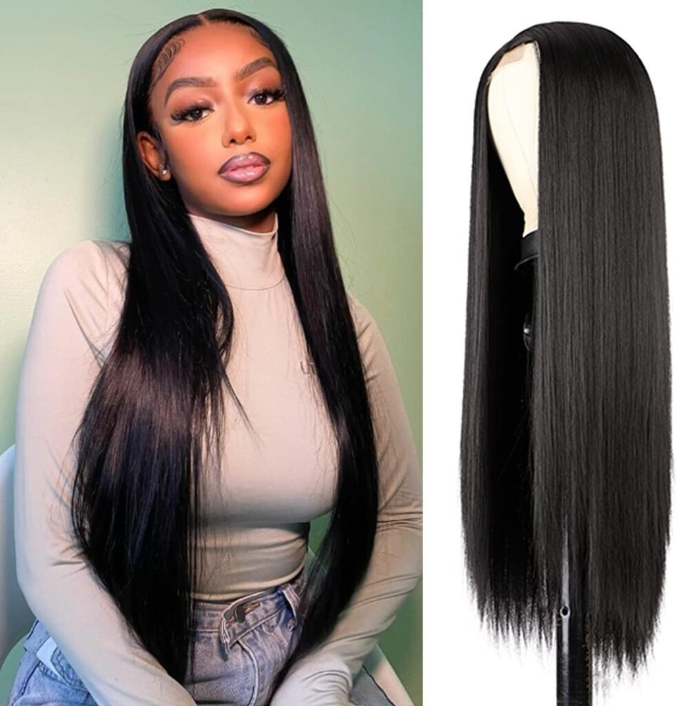 NVL Lace Front Wigs Human Hair Pre Plucked with Baby Hair 160 Density 13x4 HD Transparent Straight Lace Front Wigs for Women Human Hair Glueless (22 Inch, Natural Color)