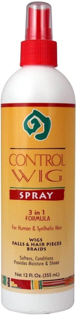 Control Wig Spray 3 In 1 Formula 12Oz