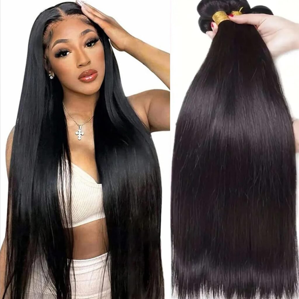 Brazilian Body Wave Bundles Human Hair With Frontal(22 24 26 + 20,Free Part) 100% Natural Human Hair Extensions 13x4 HD Transparent Free Part Lace Frontal With Black Body Wave Weave 3 Bundles