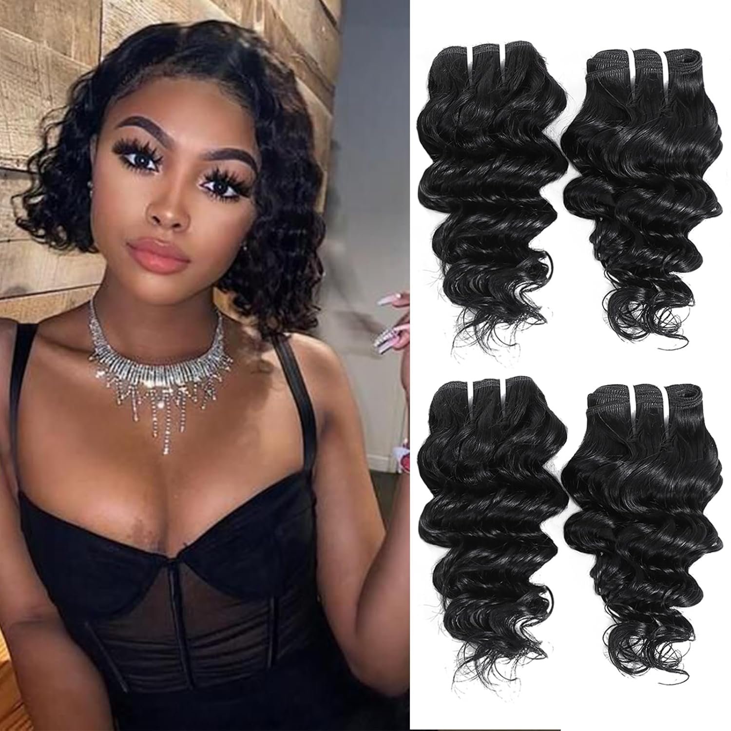 Deep Wave Human Hair Bundles 10 Inch Review